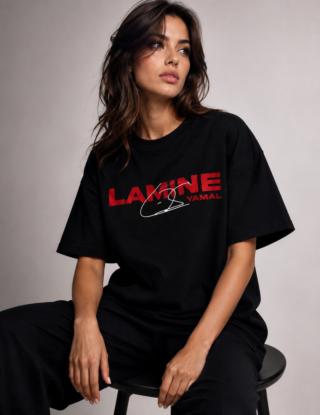 Lamine Yamal Oversized Unisex Drop Shoulder Tee 240GSM