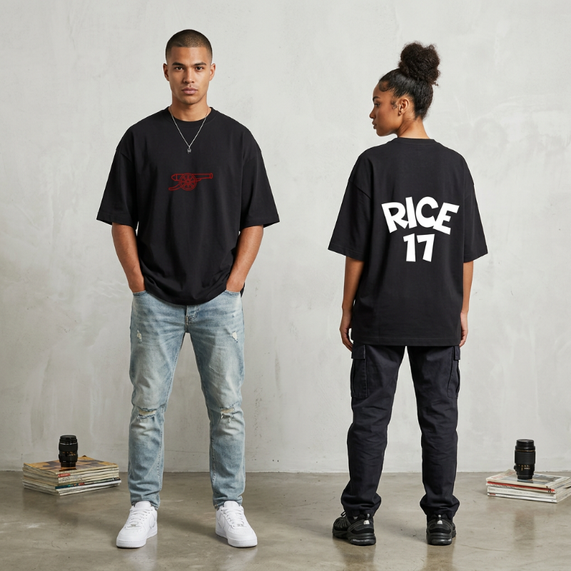 Rice Arsenal Oversized Unisex Drop Shoulder Tee 240GSM