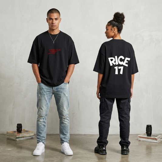 Rice Arsenal Oversized Unisex Drop Shoulder Tee 240GSM